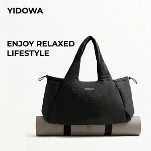 Custom Logo Yoga Tote Bag With Yoga Mat Holder Lightweight Large Capacity Gym Travel Bag For Women