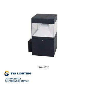 Square Wall Mounted LED Decorative Lighting Garden Light Outdoor Waterproof Landscape Multi-function Lamp