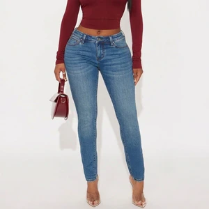 OEM/ODM Womens High Stretch Skinny Jeans Vintage Indigo Blue Washed Denim Pants Slim Fit Body Sculpting Trousers Factory Direct