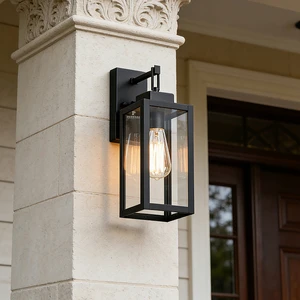 Modern Garden Led Outside Wall Lights Ip65 Waterproof Light Fixture Sconce Black Vintage Lantern Led Outdoor Wall Lamp