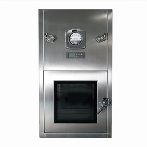 New Dynamic Stainless Steel Pass Box with HEPA Filter 1 Year Warranty for Biosafety & Laboratory Cleanrooms