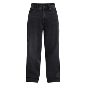 New High Quality Men's Jeans Baggy Hip Hop Wide Leg Distressed Loose Fit Mid Waist Embroidery Eco-Friendly Plus Size Jeans Men