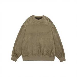 320GSM Poly-Cotton Acid Printed Hooded Sweatshirt Private Label Men's Trend Sporty Daily Fashion Active Streetwear Autumn