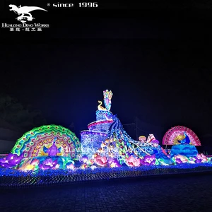Christmas Decoration Lantern Festival Theme Park Decoration Silk Lantern Show
