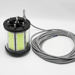 High Power 1000w Underwater IP68 LED Fishing Lamps GREEN CYAN Catching Salmon Large Fish Squid Boat Fishing Light