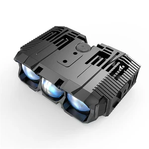 Universal Car Front LED Grille Light Smoked Amber White Grill Light Eagle Eye Lamp for Off Road Trunk SUV