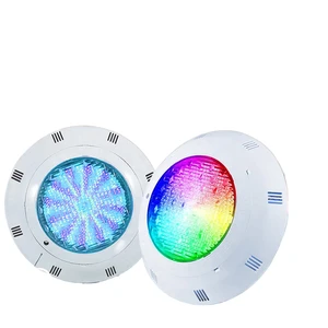 Professional IP68 Waterproof RGB LED Swimming Pool Wall Light ABS Underwater Lamp Remote Control CE Certified Villa Pool 50,000