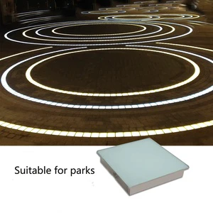 Underground Underground Plaza Outdoor Lighting Corridor Paving Street Lights IP67 Decorative Floor Tiles RGB Brick Lights