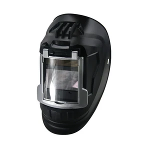 Large Window Welding Mask Protective Mask for Welders Full Face Protection Clamshell Type Welding Cap Viewport 100*59.5MM