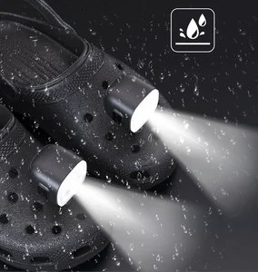 Wholesale ABS Material Waterproof USB Rechargeable Shoe Lights with Fast Flashing & SOS Mode-Party Favors Accessories (2pc/Box)