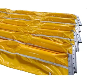 Luminous Warning Oil Spill Boom 600-900mm Ht CCS ABS Reflective Strip LED Beacon For Night Time Visibility Positioning