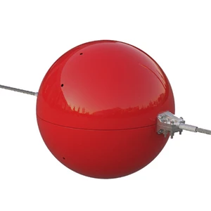 Low Flying Airplanes Obstacle Aviation Warning Ball 400/600mm for Overhead Conductors/high Voltage Lines