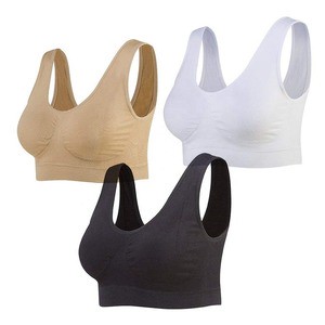 Women's New Arrival Sports Bra Soft Breathable Quick Dry Fashionable Plus Size Bra with OEM Service Front Logo Position