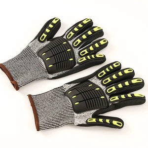 Level 5 Anti-collision Protective Gloves Wear Resistant Anti-slip Anti-cut Anti-impact Rescue Gloves