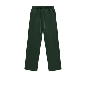 Berunner Wholesale Washed 385 Grams Solid Colour Trackpants Flare Fit Athletic Casual Bottom Men's Pants