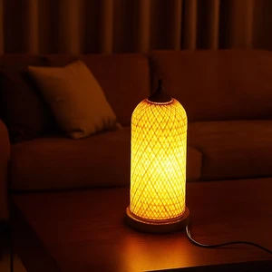 Natural Bamboo Pendant Light | Premium Handmade Eco Ceiling Lighting Fixture