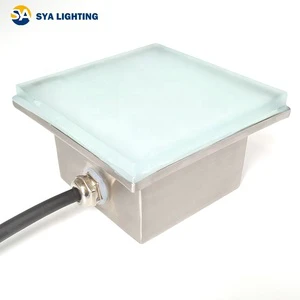 SYA-308S IP67 LED Ground Brick Light Outdoor Waterproof Floor Paver Lamp Landscape Pathway Lighting