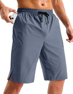Men's Shorts Swim Trunks Quick Dry Breathable Board Beach Zipper Pockets 9 Inch Inseam Beach Bathing Suit Lightweight Swimwear