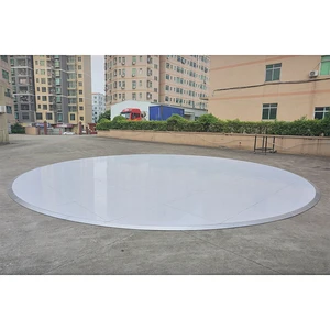 White Round Portable Dance Floor for Outdoor Event