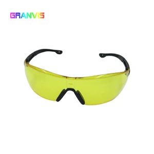 Taiwan ANSI Z87.1 Night Vision Safety Glasses with Flexible Temples for Industrial