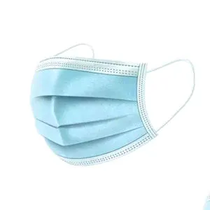 3 Layer Blue Medical Protective Non Woven Nose Mask Disposable Facemask Earloop Type Surgical Face Mask