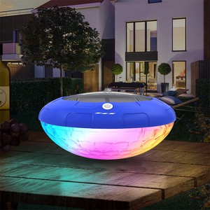 2025 Hot Sale Floating Ball Pool Lights Waterproof Solar Flame Round Pool Lights Solar Powered Glow in the Dark Solar Floating