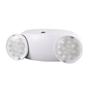3W Rechargeable Dual-head High-brightness LED Emergency Light 1800mAh Nickel Metal Hydride Battery IP33 Rated Emergency Lighting