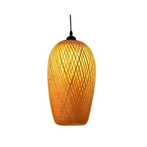 High Quality Natural Handmade Bamboo Lamp Woven Rattan Light for Indoor Outdoor Decoration