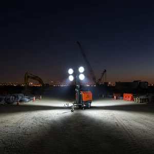 High Sale 4*1000 W LED Light Tower ATLAS COPCO with Diesel Power Durable and Long-Lasting Product