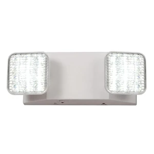 Fast Shipping Led Emergency Light with Battery Backup Two Head Commercial Emergency Led Lights 120-277v Hardwired Exit Fixtures