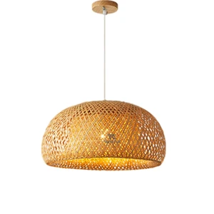 New Design High Quality-Bamboo Lamp Bamboo Pendant Light Wicker Lampshades Rattan Pendant Light Rattan Lampshade