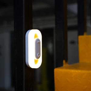 Smart Light Human Induction Sensor Lamp Plastic White Modern Abs Nordic Table Led Lamp Led Cupboard Light With Motion Control