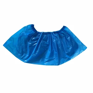 Medical Shoe Cover Disposable CPE Hospital Shoe Cover Polyethylene Shoe Cover PE Factory Direct Sales Waterproof CE EO Blue