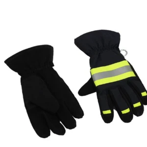 AmpsafeX 3C Certified Fire Protection Reflective Safety Gloves Heat Resistant Non Slip Aramid Material Flexible Durable for