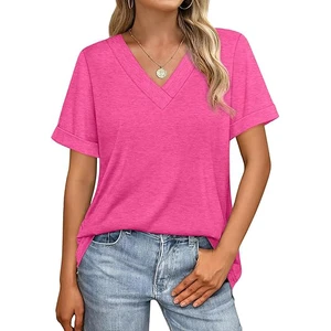 Fashion Forward Women's Regular Fit T-Shirts Wholesale Summer Heavyweight 180g Nylon Crew Neck Short Sleeve Breathable Quick Dry