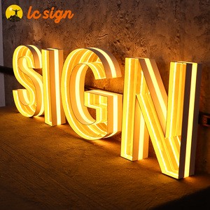 All Is A Dream Hot Pink Infinity Mirror Neon Sign For Store