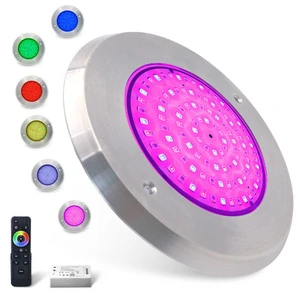 Factory Price 316 Stainless Steel 18W LED Pool Light 12V IP68 Waterproof Resin Filled RGB Color Changing Pool Underwater Lamp