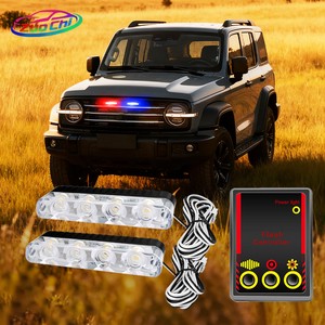 New Hot Selling Waterproof Automotive Grille Lighting System with Wired Remote Control Kit for Easy Install