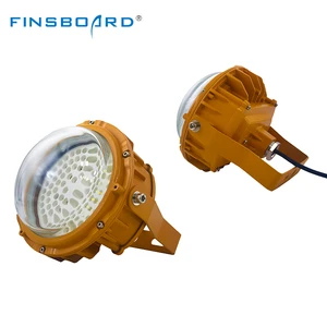 Super Bright Explosion-Proof Lamp Ip65 Aluminum Tempered Glass 50w 100w 150w Led Explosion Proof Light