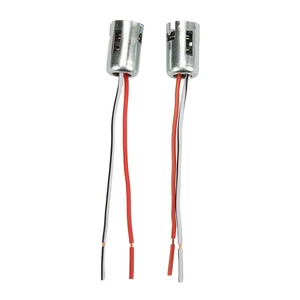 2Pcs Bulb Connector Adapter Flat Foot Single Contact Convenient Practical Lightweight LED Socket Adapter