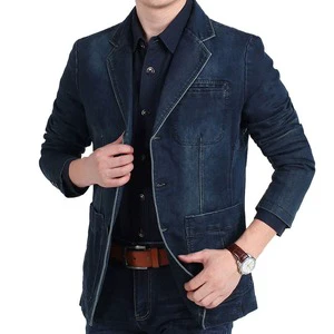 Fashionable Men Casual Denim Jacket Stylish And Durable Men Denim Jeans Perfect For All Occasions Jacket for Men