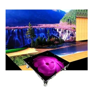 Pista De Baile 3d Dance Floor Led Display P2.6 P3.9 Musical Dancing Party Wedding Interactive Outdoor LED Dance Floor