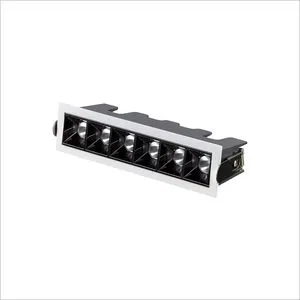 Modern Aluminum Embedded Led Grille Lights 12w 24w Home Office COB Living Room Led Grille Lights