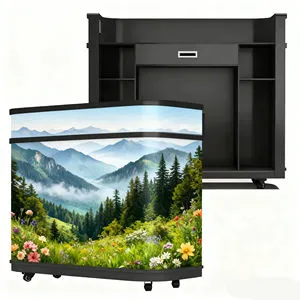 LED DJ Booth P2.5 Curved GOB Flexible Led Screen For Nightclub Music Festival Bar Console