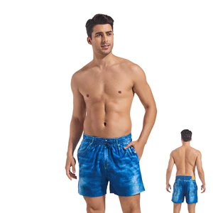 In-Stock Tan Through Men's Beach Short SwimWear 1-Piece Swim Trunks Say Goodbye Tan Line