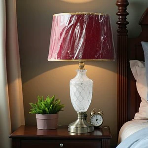 Modern Frosted Glass Table Lamp Decorative Bedside Lighting