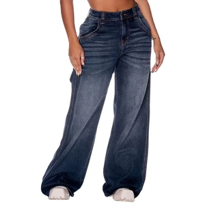 Customized Your logo Wholesale Prices by Manufacturer New Style Best Material With Cheap Rate Flared Denim Women's Jeans