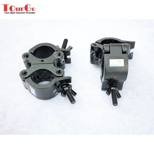 Aluminum Stage Light Clamps Truss Accessories 48-51mm 500kg Load Heavy Duty Swivel Clamp