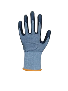 Disposable Nitrile Safety Gloves 0.5mm Thick 9-inch Knitted Cuff Anti-Slip/Anti-Cut Flexible Durable Oil Waterproof Gloves