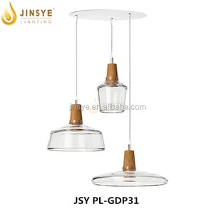 Suspension Lamp Glass Modern Hanging Glass Pendant Light